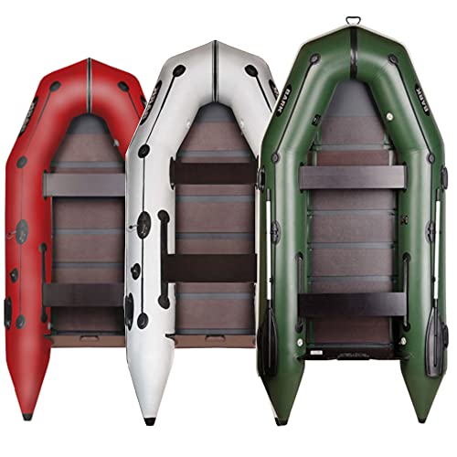 BARK Schlauchboot 3,1m, 3 Personen | 5-schichtiges PVC | für Motor | inkl. Zubehör | Paddelboot Angelboot Freizeitboot Motorboot Elektromotor