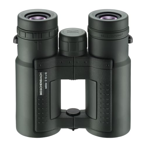 Eschenbach Optik Sektor D compact+ Fernglas 10x42 – der leichte Allrounder für gehobene Ansprüche für Wanderung, Vogelbeobachtung, Wildbeobachtung in der Natur - geeignet für Brillenträger
