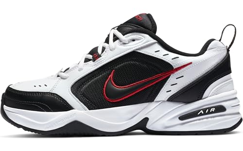 Nike Herren Air Monarch Iv Fitnessschuhe, White Black Varsity Red, 40 EU