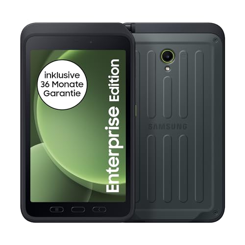 Samsung Galaxy Tab Active5 WiFi Enterprise Edition, Robustes 8 Zoll Android Tablet, 128 GB, 5.050 mAh Akku, Business Tablet, Grün