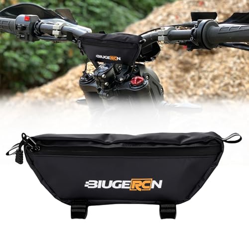 BIUGERCN Motorrad Lenkertasche Dirt Bike Werkzeugtasche Wasserdicht Aufbewahrungstaschen Universal für Surron S/X/L1E für Talaria X3/MX4/MX5 Motocross Enduro E-Bike EScooter