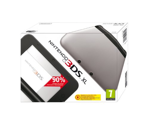Nintendo 3DS XL Silber-schwarz EU