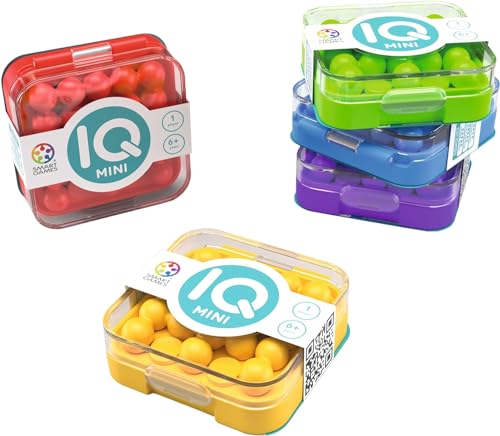 SmartGames - IQ Mini, Create Your Own Challenges, Compact Puzzle Game, 6+ Years