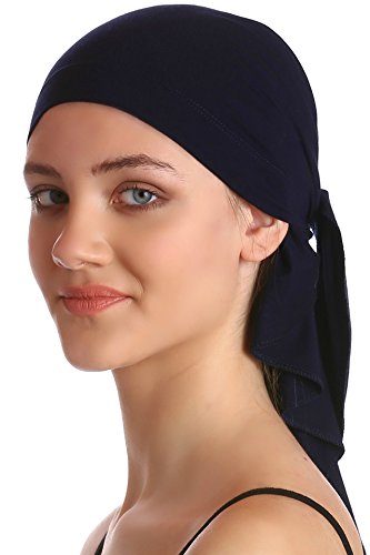 Deresina Headwear Unisex Extra grobes Bambus Bandana, Multifunktionale Kopfbedeckung, Bambus Chemo Kopftuch, weich dreieckiges Bandanas(New Black)