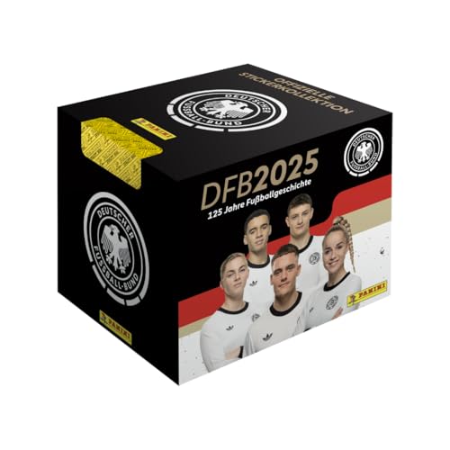 Panini DFB 2025-125 Jahre Fußballgeschichte Stickerkollektion (Box mit 36 Tüten)