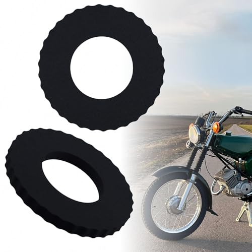 Hohitenz Tankschutzring 2er Pack – Moosgummi Polsterring 120 x 60 mm Kompatibel mit Simson S50, S51, S70, KR51, SR50, SR80, SR4-Serie tankdeckel, Tankschutz & Polster