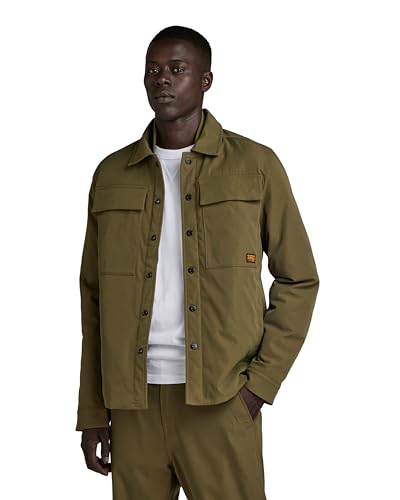 G-STAR RAW Herren Postino V2 Jacke, Grün (shadow olive D24278-D517-B230), S