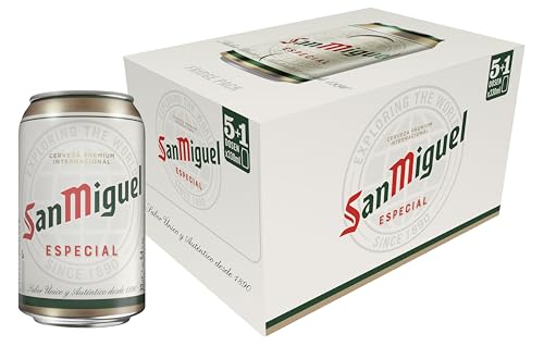 San Miguel Especial Dose 5+1 Gratis DPG Bierpaket, EINWEG (5+1 x 0.33l)