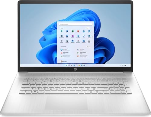 HP (17,3 Zoll FullHD Notebook (AMD Ryzen5 7520U 8-Thread 3.80 GHz, 16 GB DDR5, 512 GB SSD, Radeon 610M Grafik 4GB, HDMI, Webcam, Bluetooth, USB 3.0, WLAN, Windows 11 Prof., MS Office) - 7653