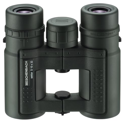Eschenbach Optik Sektor D compact+ 10x32 Fernglas – der leichte Allrounder für gehobene Ansprüche für Wanderung, Vogelbeobachtung, Wildbeobachtung in der Natur - geeignet für Brillenträger