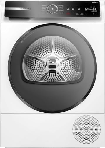 Bosch WQB245B40, Stiftung Warentest GUT (2,5)*, Serie 8 Smarter Wärmepumpentrockner 9 kg, AutoDry Sensorgesteuerte Trocknung, SmartDry Programmautomatik, LED-Display, Selbstreinigender Kondensator