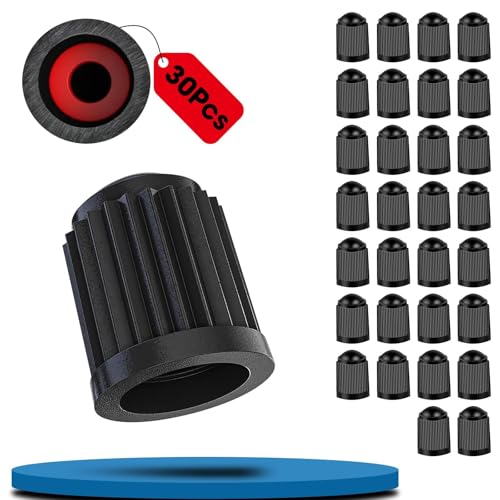 30 Stück Ventilkappen Auto, Autoreifen Ventilkappen Hohe Luftdichtigkeit, UV-beständig, Wasser & staubdicht autoventil Kappe, Ventilkappen Universell für Autos, Motorräder, Lkws, Fahrräder, etc.