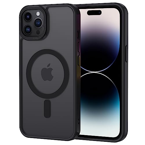 XTCASE für iPhone 11 Pro Max Hülle Magnetisch kompatibel mit Magsafe, Matt Transluzente Handyhülle für iPhone 11 Pro Max (6.5