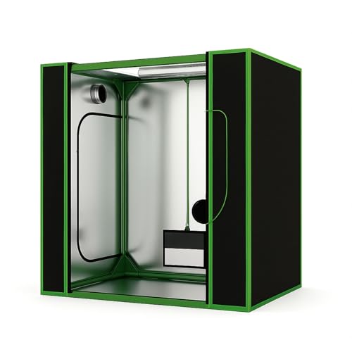 Weedness Mini Grow-Box 50x35x50 cm für Indoor-Zucht, Zuchtzelt, Growschrank, Growzelt, Zuchtbox, Gewächszelt, Homebox, lichtdicht