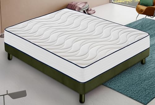 materassi e doghe – Matratze 200x200 cm – Kaltschaummatratze - Steifigkeit h5 – Extra steif - Höhe 20cm (200x200 cm)