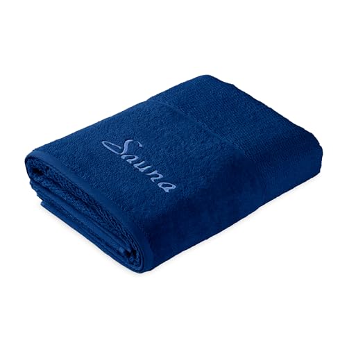 frottana MÖVE for Pearl Saunatuch 80 x 200 cm aus 100% Baumwolle, deep sea