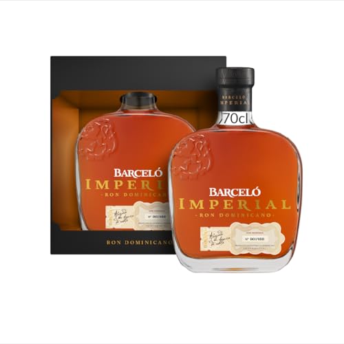 RON BARCELÓ IMPERIAL RON DOMINICANO Rum (1 x 0,7 l) 38% vol. - In edler Geschenkbox - Vielfach preisgekrönter, aromatischer Rum, blended in der Dominikanischen Republik
