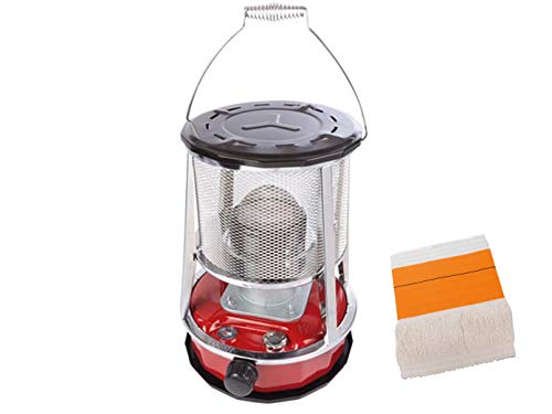 Toolland Leistungsstarke Petroleum Heizung für 18 Stunden wohlige Wärme - bis zu 18m², Tank 4,6 Liter mit Ersatzdocht