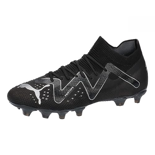 Puma Herren Future Pro Fg/Ag Fussballschuh, Schwarz Silber, 43 EU