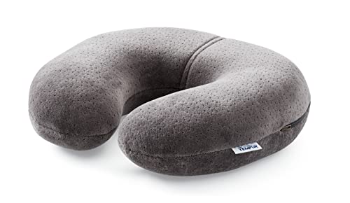 TEMPUR Transit Reisekissen, Komfortables Nackenkissen Material, viskoelastisch, ideal für Reisen mit Bus, Zug, Auto oder Flugzeug, 30 x 28 x 8 cm
