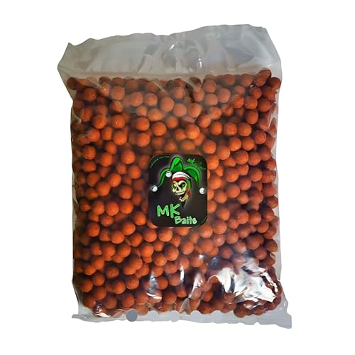 MK-Angelsport Creamy Scopex Boilie - Krill 20mm 5kg - Instant Active Boilies Hochattraktive Karpfenköder mit Süß-Cremigem Scopex Aroma & Natürlichem Krill