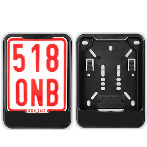 Generic HS MOFA Roller KENNZEICHENHALTER Wechsel ohne Schrauben NUMMERNSCHILDHALTER UNIVERSAL