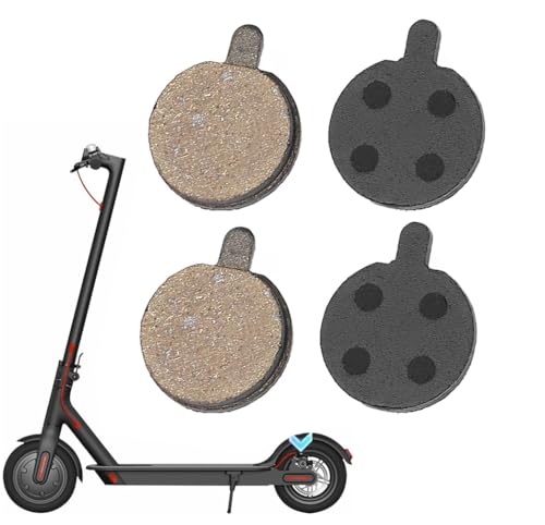 Yuiturt 2 Paar Bremsbelag für Xiaomi Pro/Pro2, Scooter Scheibenbremsbelag für Xiaomi Elektro Scooter Pro 2/Pro, Ersatzbremsbeläge für Elektroroller 22,9x18,5x4mm