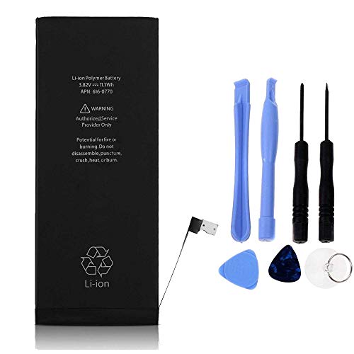 Generico Akku mit hoher Kapazität 2750 mAh, kompatibel mit iPhone 6S Plus, inklusive Werkzeugset