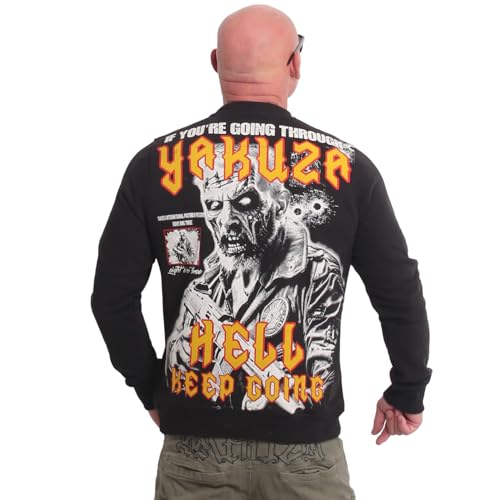 Yakuza Herren Hell Pullover Sweatshirt