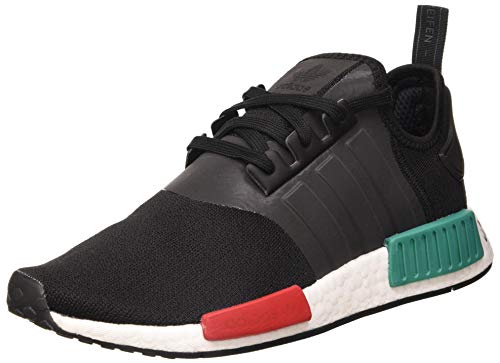 Adidas Herren NMD_r1 Sneaker, Core Black/Glory Green/Lush Red, 38 EU