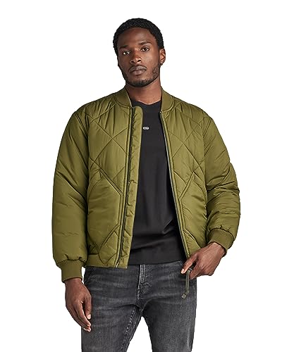 G-Star RAW Herren Diamond Qlty Bomber, Grün (dark olive D23963-D199-C744), L
