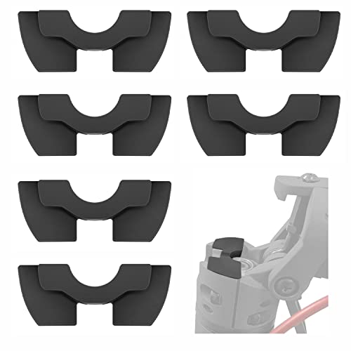 Yungeln 6 Stück Scooter Schwingungsdämpfer 3D Gummi Schwingung Dämpfer kompatibel mit Xiaomi M365 1S Essential Pro 2 Elektroscooter