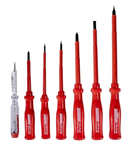 Brüder Mannesmann Elektro-Schraubendrehersatz, 7-teilig | M 1187-PROFI