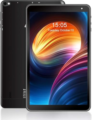 AWOW 10,1-Zoll-Tablet, 5000 mAh Akkulaufzeit, 2 GB RAM und 32 GB Speicher, Micro-SD-Karte mit bis zu 128 GB, Android 10 Go Edition, 800 1280 HD IPS-Display, 1,5 GHz Quad-Core-Prozessor, WLAN und