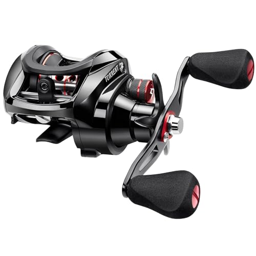 Piscifun Torrent Left Handed Baitcasting Reel 18LB Carbon Fiber Drag 7.1:1 Baitcaster Fishing Reel Tournament Baitcast Reels