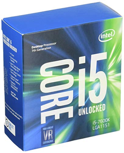 Intel Core i5-7600K 3,8 GHz QuadCore 6 MB Cache CPU – Schwarz (Renewed)