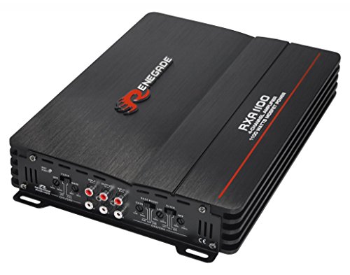 Renegade RXA1100 | 4-Kanal Class A/B Auto Verstärker | 1100 Watt MAX | 4/3/2-Kanal Betrieb | Hoch- & Niederpegeleingänge | Bass Boost | Auto Endstufe für Car-HiFi Systeme