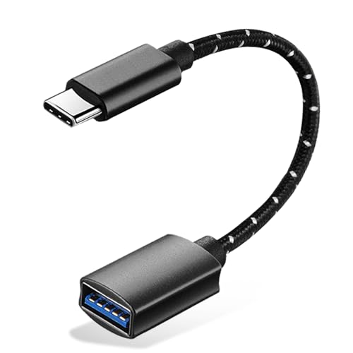 Adapter USB C auf USB, OTG Typ C auf USB USB C Kabel, USB C Adapter, kompatibel mit iPhone 16/15 Pro Max, iPad Pro, MacBook Pro, Samsung Galaxy S24/S23, Note 20 Ultra, Google Pixel, Huawei P50