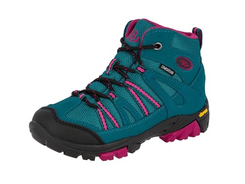 Brütting Unisex Kinder Ohio High Trekking- & Wanderhalbschuhe, Türkis Pink, 34 EU