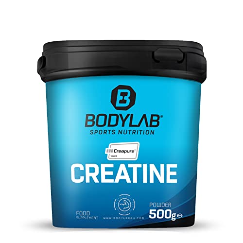 Bodylab24 Creapure® Pulver 500g, reines Kreatinmonohydrat als hochwertiges Creapure®, hochdosiertes Creatin für mehr Energie, Kraft und unterstützend beim Muskelaufbau
