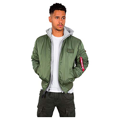 Alpha Industries MA-1 D-Tec Bomberjacke für Herren Sage-Green