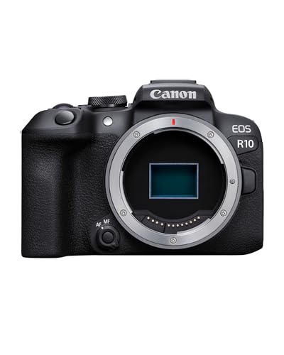 Canon EOS R10 spiegellose Kamera (nur Gehäuse) – Kompakte Digitalkamera mit Dual Pixel CMOS AF II und 4K Video bis 60p – Ideal für Vlogging – Bluetooth, WLAN & USB- C Entdecke – Wo Auch Immer Du Bist.