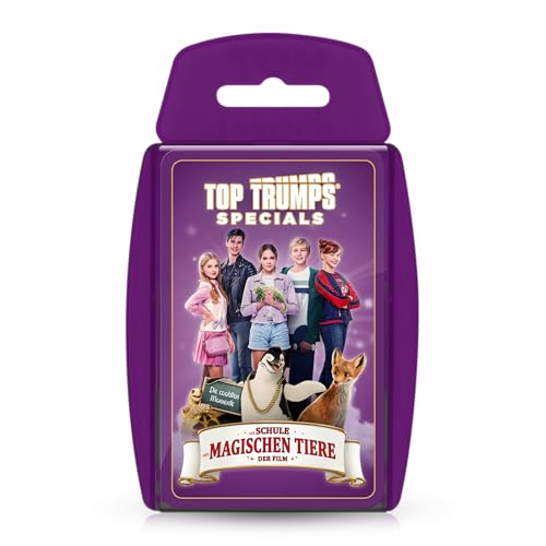 Top Trumps Die Schule der magischen Tiere Kartenspiel für Kinder - Klassisches Lernkartenspiel für Fans von Die Schule der Magischen Tiere - Alter 6+ - Deutsch