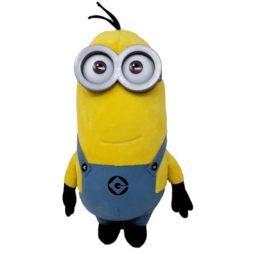 Play by Play Minions Rise of Gru Minions Plüschtier Premium Kuscheltier Neu Auswahl Bob, Otto, Kevin, Stuart, Dave mit PVC Augen Original Lizenz (Kevin 30cm)