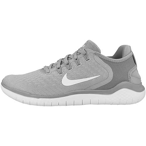 Nike Herren Free RN 2018 Fitnessschuhe, Mehrfarbig (Wolf Grey White/Volt 001), 43 EU