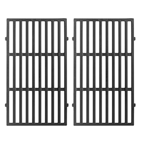 GIRXZYBX 44.5CM Grillrost für Weber Spirit I & II 200 210 (Bedienknöpfe vorne) E-210, E-220, S-210, S-220, Gusseisen Ersatzroste für Weber 7637 ersatzteile
