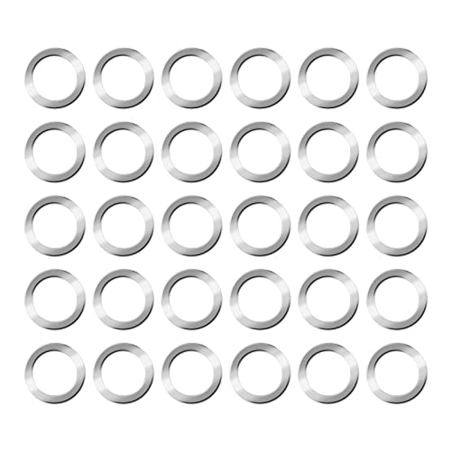 YINETTECH 30 STÜCKE Leichte Vorfachringe Fliegenfischen Forelle Angelschnur Vorfachspitzen Edelstahl Kleine Tackle Angelwerkzeug Zubehör 2mm 25LB