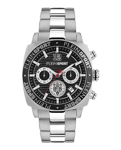 Philipp Plein Herren-Chronograph Wildcat Edelstahl/Schwarz PSGBA1123