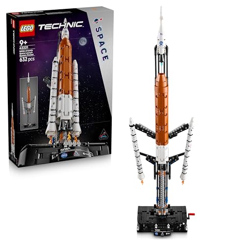 LEGO Technic NASA Artemis SLS-Schwerlastrakete - Kinder Rakete & Raumschiff Spielzeug - Baumodell & Modellbau Konstruktionsspielzeug ab 9 Jahren - Geschenk für Jungen und Mädchen - 42221