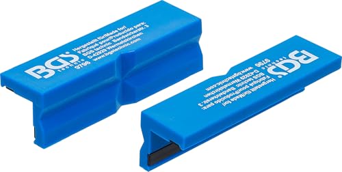 BGS 9796 | Schraubstock-Schutzbacken | 2-tlg. | Kunststoff | Breite 100 mm | mit Magnet | Alu | Schonbacken